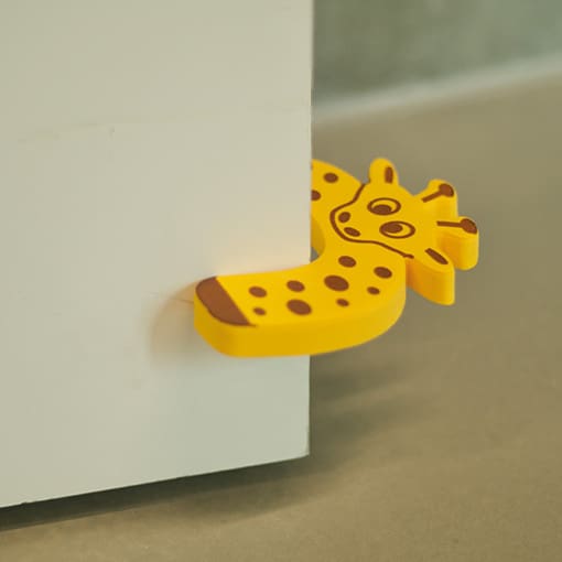 Dørstopper giraf monteret