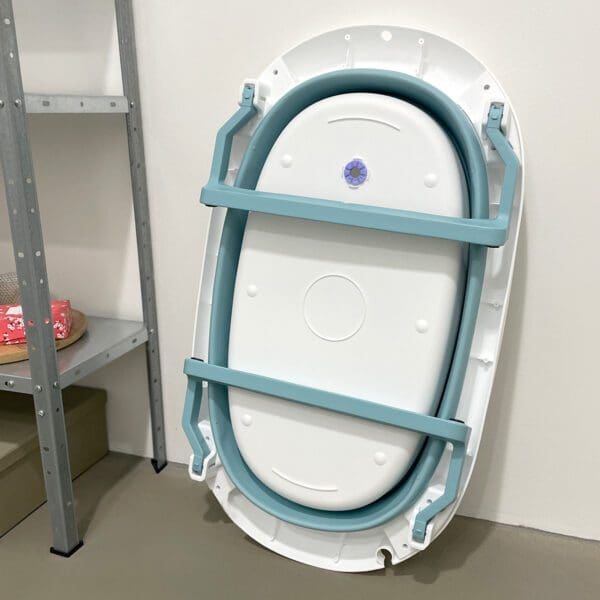 Badekar blå bagside